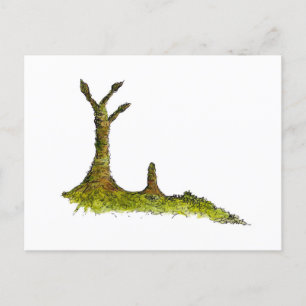 Prototaxites Lichens Briefkaart