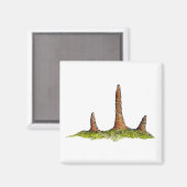 Prototaxites - Magnet de champignons (Recto/Verso)