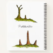 Prototaxites Spiral notebook Notitieboek (Achterkant)