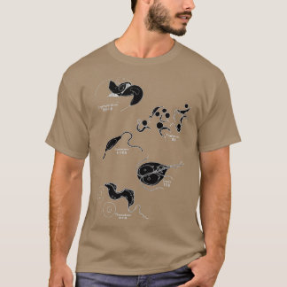 Protozoa black  t-shirt