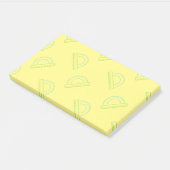 Protractor Wiskunde Pattern Post-it Notes (Schuin)