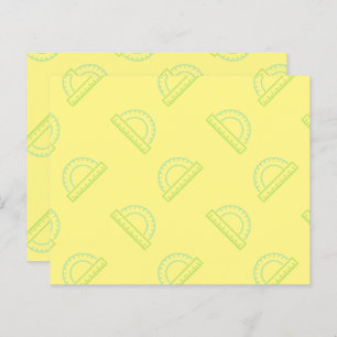 Protractor Wiskunde Pattern Post-it Notes