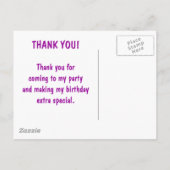 #Proud2BNaturalMe Choose-My-Complexion Bedankt Briefkaart (Achterkant)