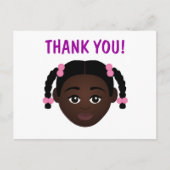 #Proud2BNaturalMe Choose-My-Complexion Bedankt Briefkaart (Voorkant)