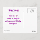 #Proud2BNaturalMe Choose-My-Complexion Bedankt Briefkaart (Achterkant)