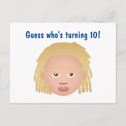 #Proud2BNaturalMe Kies-Mijn-Huidskleur Verjaardag Briefkaart (Voorkant)