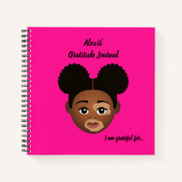 #Proud2BNaturalMe Personalized Gratitude Journals Notitieboek