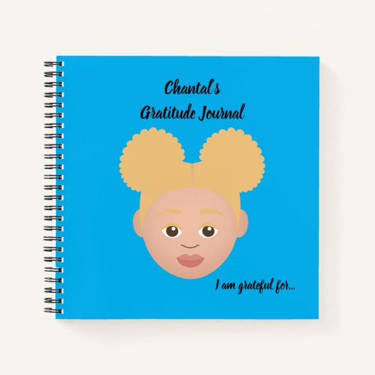 #Proud2BNaturalMe Personalized Gratitude Journals Notitieboek (Voorkant)