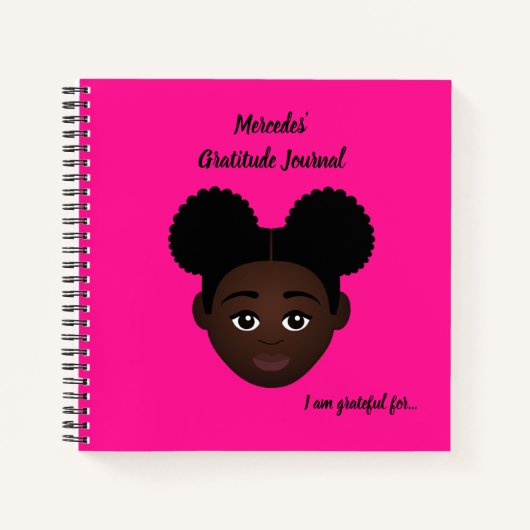 #Proud2BNaturalMe Personalized Gratitude Journals Notitieboek (Voorkant)