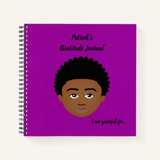 #Proud2BNaturalMe Personalized Gratitude Journals Notitieboek (Voorkant)