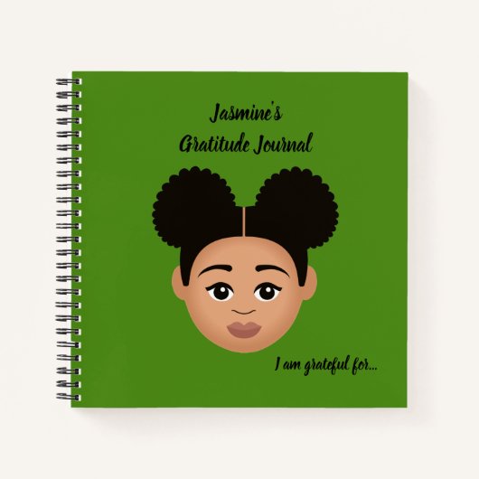 #Proud2BNaturalMe Personalized Gratitude Journals Notitieboek (Voorkant)