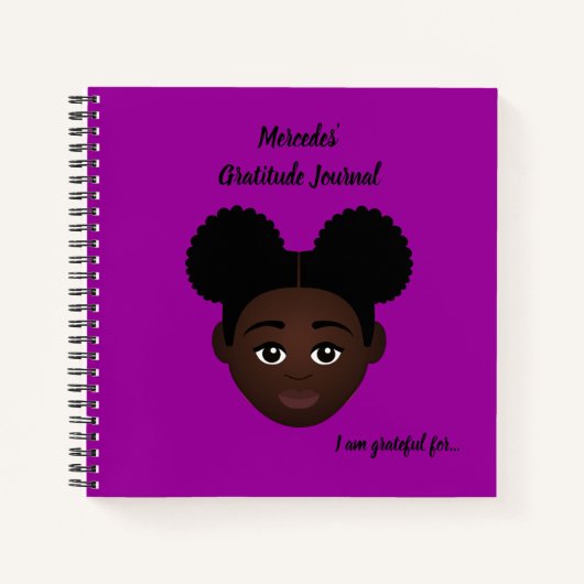 #Proud2BNaturalMe Personalized Gratitude Journals Notitieboek (Voorkant)