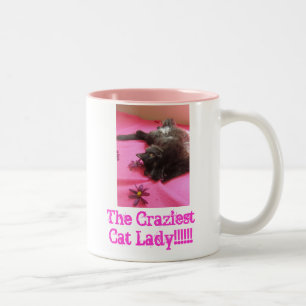 Proud 2 b Cat Lady Tweekleurige Koffiemok