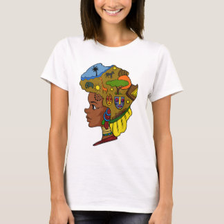 Proud African American Black Woman Black History T-shirt