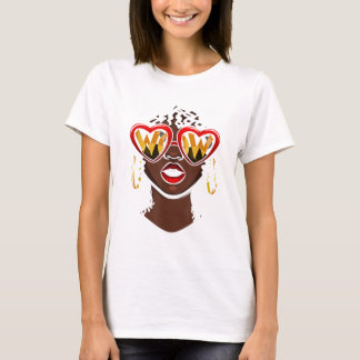 Proud African Black Woman Afro Black Hist T-shirt