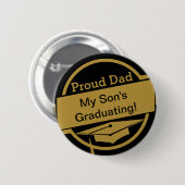 Proud Afstuderen Button (Voorkant /achterkant)