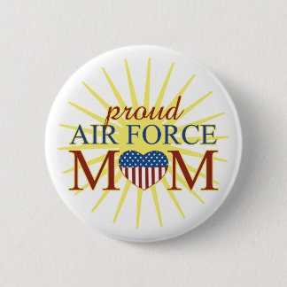 Proud Air Force Mam Ronde Button 5,7 Cm
