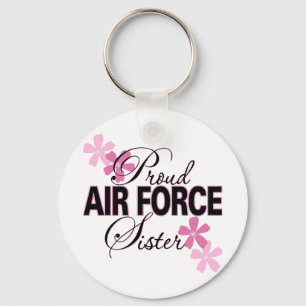 Proud Air Force Sister Sleutelhanger