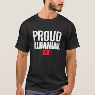 Proud Albanese Albanese vlag Proud Albanese T-shirt