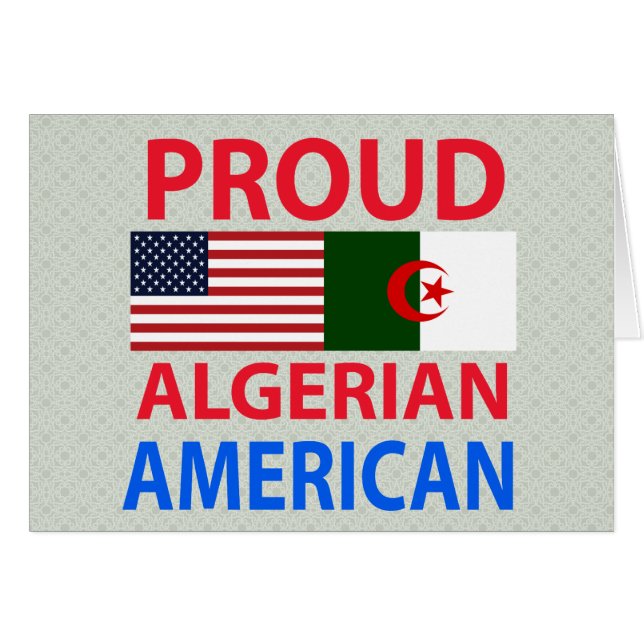 Proud Algerijns-Amerikaans (Voorkant Horizontaal)