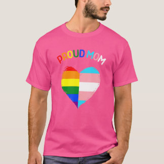 Proud Ally Lgbetq Transgender Proud Mam Proud Tran T-shirt