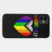 Proud Ally LGBTQAI Gay POC Transgender Pride Flag Case-Mate iPhone Case (Achterkant (horizontaal))