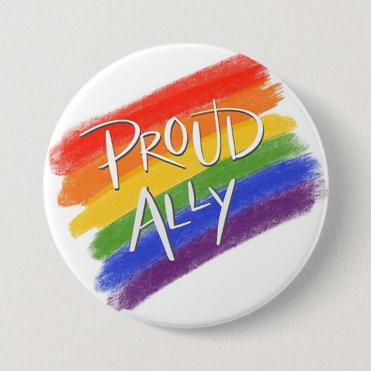 Proud Ally Ronde Button 7,6 Cm (Voorkant)