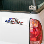 Proud American bumper sticker (Op Truck)