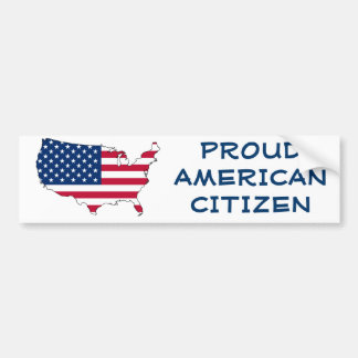 Proud American Citizen Bumpersticker