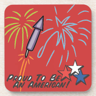 Proud American - Drankjes Onderzetter