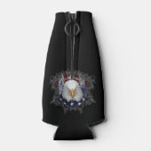 Proud American Patriot Bottle Cooler (Achterkant)
