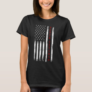 Proud American Patriotic American Flag Us Usa T-shirt