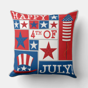 Proud American Patriotic Stars and Stripes Kussen