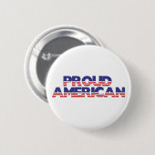 Proud American Ronde Button 5,7 Cm (Voorkant /achterkant)