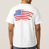 Proud American USA Vlag T-shirt (Achterkant)