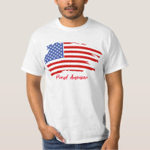 Proud American USA Vlag T-shirt