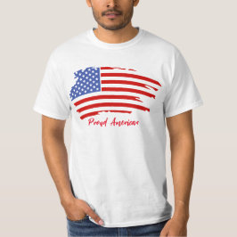 Proud American USA Vlag T-shirt