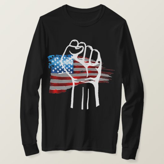 PROUD AMERICAN - wht  T-shirt (Design voorkant)