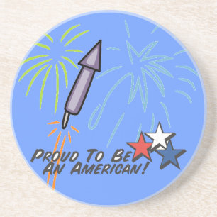 Proud American - Zandsteen Onderzetter