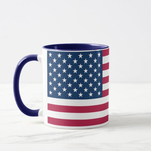 Proud Americans | Large 15 oz American Flag Mug Mok (Links)