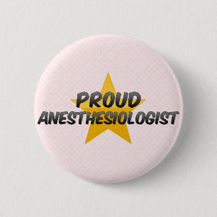 Proud Anesthesioloog Ronde Button 5,7 Cm