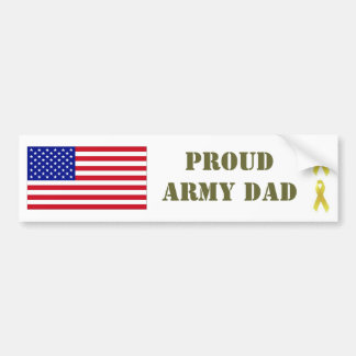 PROUD ARMY DAD Bumpersticker