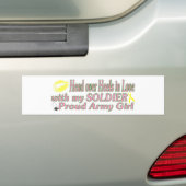 Proud Army Girl Bumpersticker (Op auto)