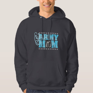 Proud Army Mam Blue Camo Hoodie