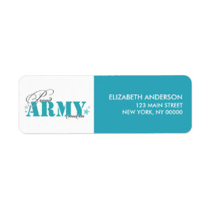 Proud Army Mam Etiket