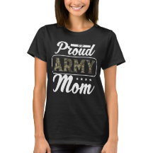 Proud Army Mam Ladie's T-Shirt