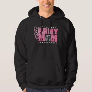Proud Army Mam Pink Camo Hoodie
