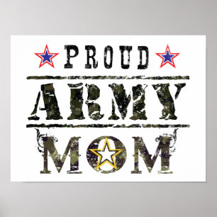Proud Army Mam Poster