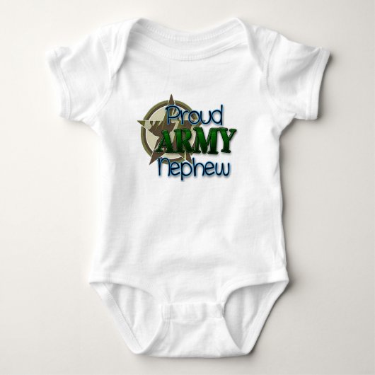 Proud ARMY Nephew Romper (Voorkant)