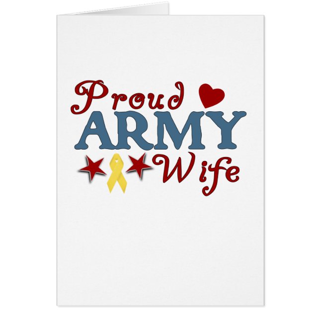 Proud Army Wife Collage (Voorkant)